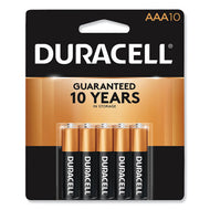 Duracell® wholesale. DURACELL Coppertop Alkaline Aaa Batteries, 10-pack. HSD Wholesale: Janitorial Supplies, Breakroom Supplies, Office Supplies.