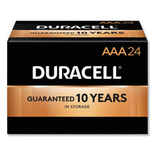 Load image into Gallery viewer, Duracell® wholesale. DURACELL Coppertop Alkaline Aaa Batteries, 24-box. HSD Wholesale: Janitorial Supplies, Breakroom Supplies, Office Supplies.