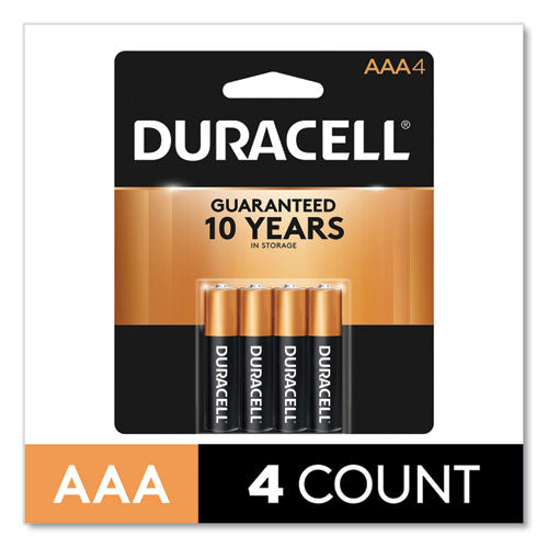 Duracell® wholesale. DURACELL Coppertop Alkaline Aaa Batteries, 4-pack. HSD Wholesale: Janitorial Supplies, Breakroom Supplies, Office Supplies.