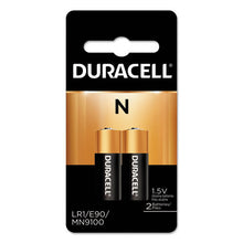 Load image into Gallery viewer, Duracell® wholesale. DURACELL Specialty Alkaline Battery, N, 1.5v, 2-pack. HSD Wholesale: Janitorial Supplies, Breakroom Supplies, Office Supplies.