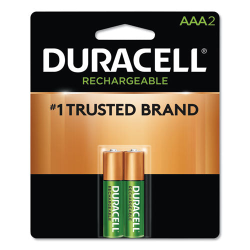 Duracell® wholesale. DURACELL Rechargeable Staycharged Nimh Batteries, Aaa, 2-pack. HSD Wholesale: Janitorial Supplies, Breakroom Supplies, Office Supplies.