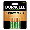 Duracell® wholesale. DURACELL Rechargeable Staycharged Nimh Batteries, Aaa, 4-pack. HSD Wholesale: Janitorial Supplies, Breakroom Supplies, Office Supplies.