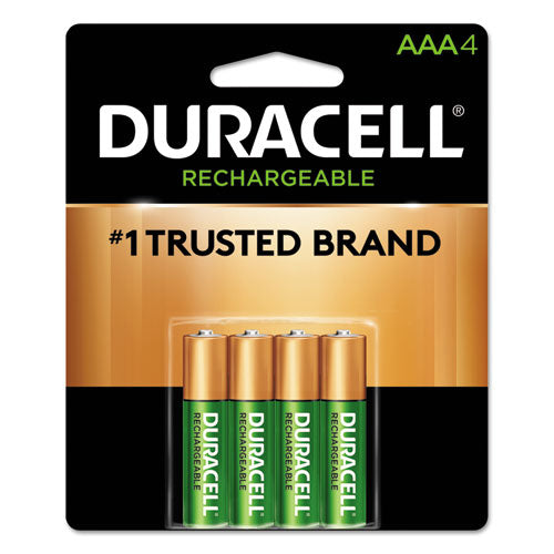 Duracell® wholesale. DURACELL Rechargeable Staycharged Nimh Batteries, Aaa, 4-pack. HSD Wholesale: Janitorial Supplies, Breakroom Supplies, Office Supplies.