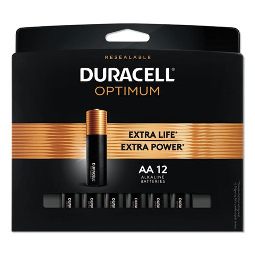 Duracell® wholesale. DURACELL Optimum Alkaline Aa Batteries, 12-pack. HSD Wholesale: Janitorial Supplies, Breakroom Supplies, Office Supplies.