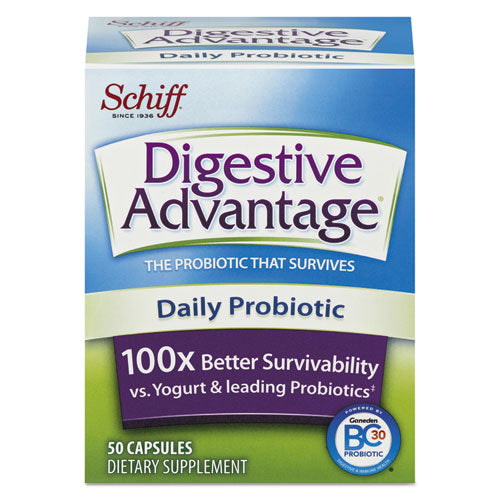 Digestive Advantage® wholesale. Daily Probiotic Capsule, 50 Count. HSD Wholesale: Janitorial Supplies, Breakroom Supplies, Office Supplies.