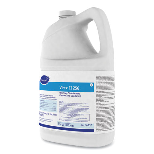 Diversey™ wholesale. Diversey Virex Ii 256 One-step Disinfectant Cleaner Deodorant Mint, 1 Gal, 4 Bottles-ct. HSD Wholesale: Janitorial Supplies, Breakroom Supplies, Office Supplies.