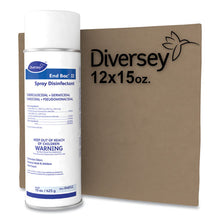 Load image into Gallery viewer, Diversey™ wholesale. Diversey End Bac Ii Spray Disinfectant, Fresh Scent, 15 Oz Aerosol Spray, 12-carton. HSD Wholesale: Janitorial Supplies, Breakroom Supplies, Office Supplies.