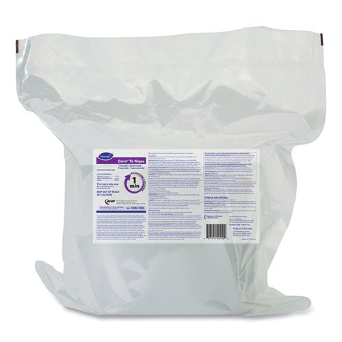 Diversey™ wholesale. Diversey Oxivir Tb Disinfectant Wipes Refill, 11 X 12, White, 160 Wipes-refill Pouch, 4 Refill Pouches-carton. HSD Wholesale: Janitorial Supplies, Breakroom Supplies, Office Supplies.