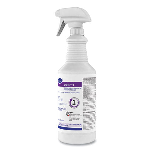 Diversey™ wholesale. Diversey Oxivir 1 Rtu Disinfectant Cleaner, 32 Oz Spray Bottle, 12-carton. HSD Wholesale: Janitorial Supplies, Breakroom Supplies, Office Supplies.