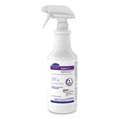 Diversey™ wholesale. Diversey Oxivir 1 Rtu Disinfectant Cleaner, 32 Oz Spray Bottle, 12-carton. HSD Wholesale: Janitorial Supplies, Breakroom Supplies, Office Supplies.