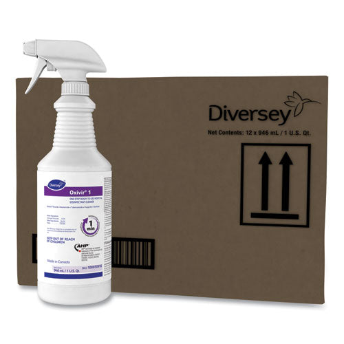 Diversey™ wholesale. Diversey Oxivir 1 Rtu Disinfectant Cleaner, 32 Oz Spray Bottle, 12-carton. HSD Wholesale: Janitorial Supplies, Breakroom Supplies, Office Supplies.