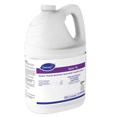 Diversey™ wholesale. Diversey Oxivir Tb, Natural Cherry Almond Scent, 3.78 L Container, 4-carton. HSD Wholesale: Janitorial Supplies, Breakroom Supplies, Office Supplies.