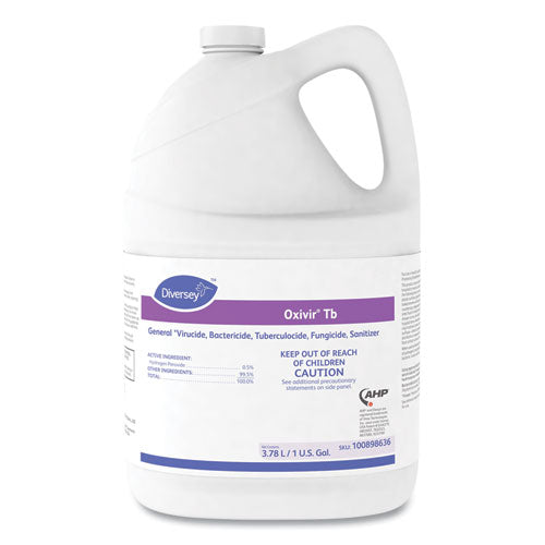 Diversey™ wholesale. Diversey Oxivir Tb, Natural Cherry Almond Scent, 3.78 L Container, 4-carton. HSD Wholesale: Janitorial Supplies, Breakroom Supplies, Office Supplies.