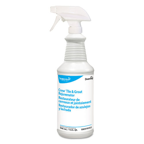 Diversey™ wholesale. Diversey Crew Tile And Grout Rejuvenator, 32 Oz Spray Bottle, 12-carton. HSD Wholesale: Janitorial Supplies, Breakroom Supplies, Office Supplies.