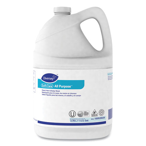 Diversey™ wholesale. Diversey Soft Care All Purpose Liquid, Gentle Floral, 1 Gal Bottle, 4-carton. HSD Wholesale: Janitorial Supplies, Breakroom Supplies, Office Supplies.