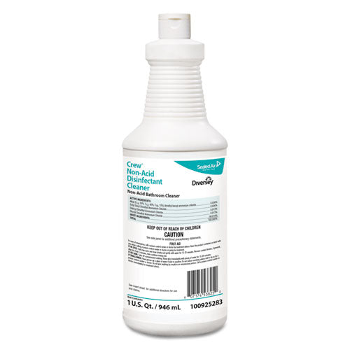 Diversey™ wholesale. Diversey Crew Neutral Non-acid Bowl And Bathroom Disinfectant, 32 Oz Squeeze Bottle, 12-carton. HSD Wholesale: Janitorial Supplies, Breakroom Supplies, Office Supplies.