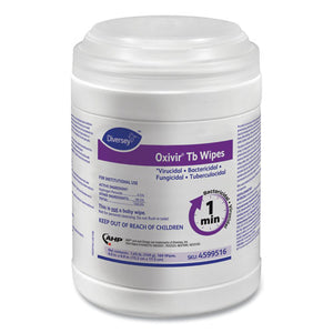 Diversey™ wholesale. Diversey Oxivir Tb Disinfectant Wipes, 6 X 7, White, 160-canister, 12 Canisters-carton. HSD Wholesale: Janitorial Supplies, Breakroom Supplies, Office Supplies.