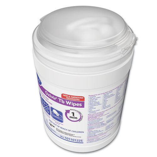 Diversey™ wholesale. Diversey Oxivir Tb Disinfectant Wipes, 6 X 7, White, 160-canister, 12 Canisters-carton. HSD Wholesale: Janitorial Supplies, Breakroom Supplies, Office Supplies.
