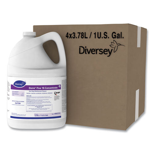 Oxivir® wholesale. Five 16 One-step Disinfectant Cleaner, 1 Gal Bottle, 4-carton. HSD Wholesale: Janitorial Supplies, Breakroom Supplies, Office Supplies.