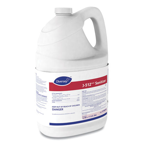 Diversey™ wholesale. Diversey J-512tm-mc Sanitizer, 1 Gal Bottle, 4-carton. HSD Wholesale: Janitorial Supplies, Breakroom Supplies, Office Supplies.