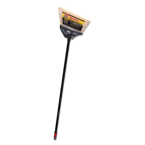 O-Cedar® Commercial wholesale. Maxiplus Professional Angle Broom, Polystyrene Bristles, 51" Handle, Black, 4-ct. HSD Wholesale: Janitorial Supplies, Breakroom Supplies, Office Supplies.