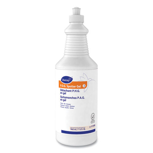 Diversey™ wholesale. Diversey Paint, Oil And Grease Spotter Gel, Fruity Scent, 32 Oz Squeeze Bottle, 6-carton. HSD Wholesale: Janitorial Supplies, Breakroom Supplies, Office Supplies.