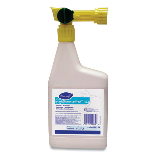 Suma® wholesale. Dumpster Fresh, Floral, 32 Oz Spray Bottle, 4-carton. HSD Wholesale: Janitorial Supplies, Breakroom Supplies, Office Supplies.