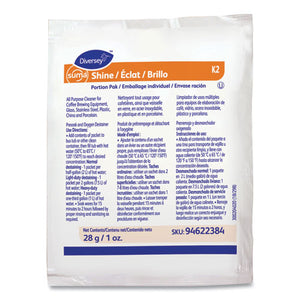 Diversey™ wholesale. Diversey Suma Shine Portion Pak, Powder, 100 Per Carton. HSD Wholesale: Janitorial Supplies, Breakroom Supplies, Office Supplies.