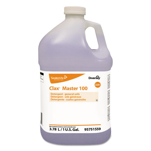 Diversey™ wholesale. Diversey Clax Master 100, Liquid, Unscented, 4-carton. HSD Wholesale: Janitorial Supplies, Breakroom Supplies, Office Supplies.