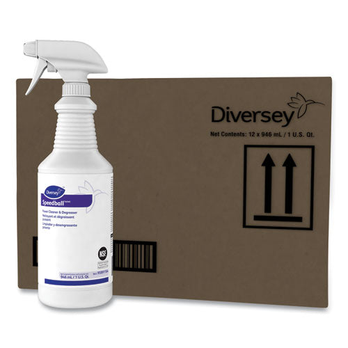 Diversey™ wholesale. Diversey Speedball Heavy-duty Cleaner, Citrus, Liquid, 1qt. Spray Bottle, 12-ct. HSD Wholesale: Janitorial Supplies, Breakroom Supplies, Office Supplies.