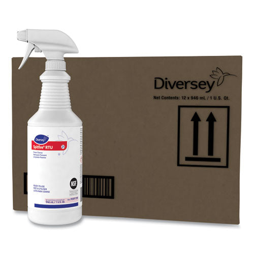 Diversey™ wholesale. Diversey Spitfire Power Cleaner, Liquid, Fresh Pine Scent, 32 Oz Spray Bottle, 12-carton. HSD Wholesale: Janitorial Supplies, Breakroom Supplies, Office Supplies.