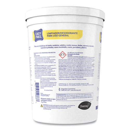 Easy Paks® wholesale. All-purpose Cleaner-deodorizer, 90 .5 Oz Packets-tub, 2 Tubs-carton. HSD Wholesale: Janitorial Supplies, Breakroom Supplies, Office Supplies.