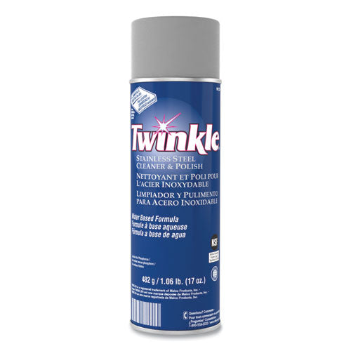 Twinkle® wholesale. Stainless Steel Cleaner And Polish, 17 Oz Aerosol Spray, 12-carton. HSD Wholesale: Janitorial Supplies, Breakroom Supplies, Office Supplies.