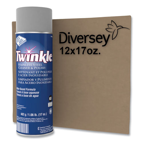 Twinkle® wholesale. Stainless Steel Cleaner And Polish, 17 Oz Aerosol Spray, 12-carton. HSD Wholesale: Janitorial Supplies, Breakroom Supplies, Office Supplies.