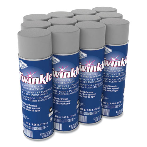 Twinkle® wholesale. Stainless Steel Cleaner And Polish, 17 Oz Aerosol Spray, 12-carton. HSD Wholesale: Janitorial Supplies, Breakroom Supplies, Office Supplies.