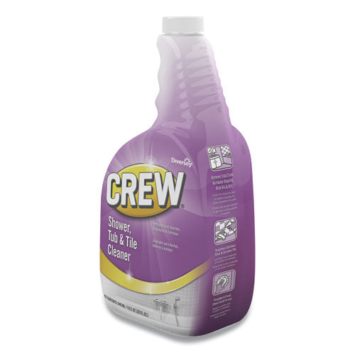 Diversey™ wholesale. Diversey Crew Shower, Tub And Tile Cleaner, Liquid, 32 Oz. HSD Wholesale: Janitorial Supplies, Breakroom Supplies, Office Supplies.