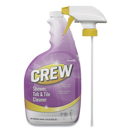 Diversey™ wholesale. Diversey Crew Shower, Tub And Tile Cleaner, Liquid, 32 Oz. HSD Wholesale: Janitorial Supplies, Breakroom Supplies, Office Supplies.