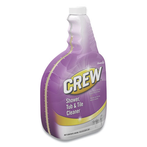 Diversey™ wholesale. Diversey Crew Shower, Tub And Tile Cleaner, Liquid, 32 Oz, 4-carton. HSD Wholesale: Janitorial Supplies, Breakroom Supplies, Office Supplies.