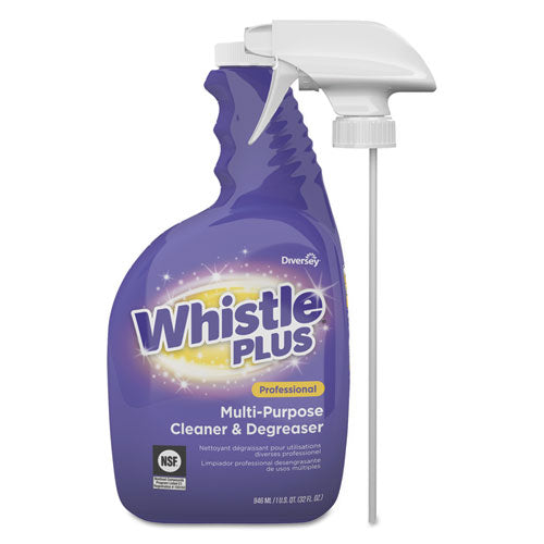 Diversey™ wholesale. Diversey Whistle Plus Professional Multi-purpose Cleaner-degreaser, Citrus, 32 Oz Spray Bottle, 4-carton. HSD Wholesale: Janitorial Supplies, Breakroom Supplies, Office Supplies.