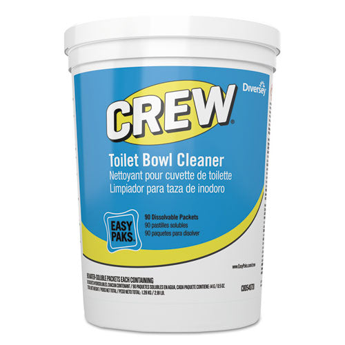 Diversey™ wholesale. Diversey Crew Easy Paks Toilet Bowl Cleaner, Fresh Floral Scent, 0.5 Oz Packet, 90 Packets-tub, 2 Tubs-carton. HSD Wholesale: Janitorial Supplies, Breakroom Supplies, Office Supplies.