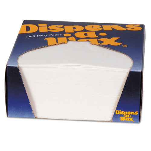 Dixie® wholesale. DIXIE Dispens-a-wax Waxed Deli Patty Paper, 4 3-4 X 5, White, 1000-box. HSD Wholesale: Janitorial Supplies, Breakroom Supplies, Office Supplies.