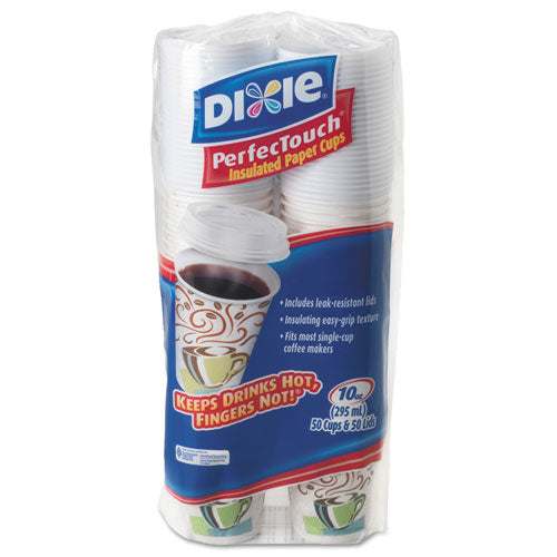 Dixie® wholesale. DIXIE Combo Bag, Paper Hot Cups, 10oz, 50-pack. HSD Wholesale: Janitorial Supplies, Breakroom Supplies, Office Supplies.
