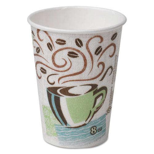 Dixie® wholesale. DIXIE Perfectouch Hot Cups, Paper, 8oz, Coffee Dreams Design, 50-pack. HSD Wholesale: Janitorial Supplies, Breakroom Supplies, Office Supplies.