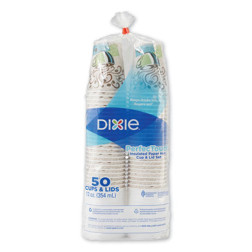 Dixie® wholesale. DIXIE Paper Hot Cups And Lids Combo Bag, 12 Oz, 50-pack. HSD Wholesale: Janitorial Supplies, Breakroom Supplies, Office Supplies.