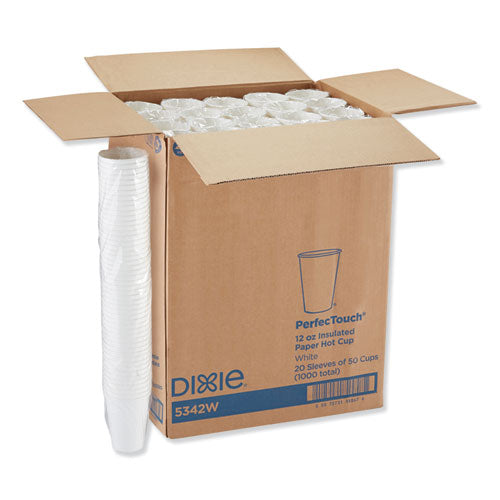 Dixie® wholesale. DIXIE Perfectouch Hot-cold Cups, 12 Oz., White, 50-bag, 20 Bags-carton. HSD Wholesale: Janitorial Supplies, Breakroom Supplies, Office Supplies.