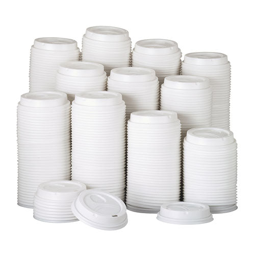 Dixie® wholesale. DIXIE White Dome Lid Fits 10-16oz Perfectouch Cups, 12-20oz Hot Cups, Wisesize, 500-ct. HSD Wholesale: Janitorial Supplies, Breakroom Supplies, Office Supplies.
