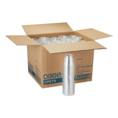 Dixie® wholesale. DIXIE Clear Plastic Pete Cups, Cold, 9oz, Squat, 50-sleeve, 20 Sleeves-carton. HSD Wholesale: Janitorial Supplies, Breakroom Supplies, Office Supplies.