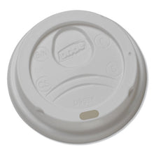 Load image into Gallery viewer, Dixie® wholesale. DIXIE Dome Hot Drink Lids, 8oz Cups, White, 100-sleeve, 10 Sleeves-carton. HSD Wholesale: Janitorial Supplies, Breakroom Supplies, Office Supplies.