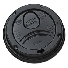 Load image into Gallery viewer, Dixie® wholesale. DIXIE Drink-thru Lids For 10-20 Oz Cups, Plastic, Black. HSD Wholesale: Janitorial Supplies, Breakroom Supplies, Office Supplies.