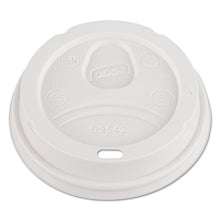 Load image into Gallery viewer, Dixie® wholesale. DIXIE Dome Drink-thru Lids, Fits 12 Oz And 16 Oz Paper Hot Cups, White, 100-pack. HSD Wholesale: Janitorial Supplies, Breakroom Supplies, Office Supplies.